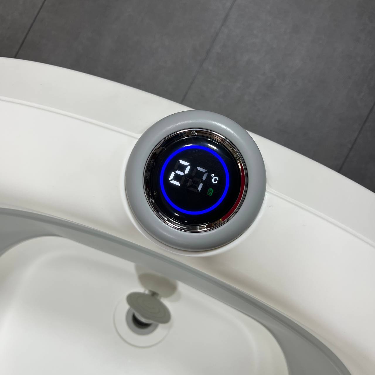 Baignoire pliable avec thermomètre intégré