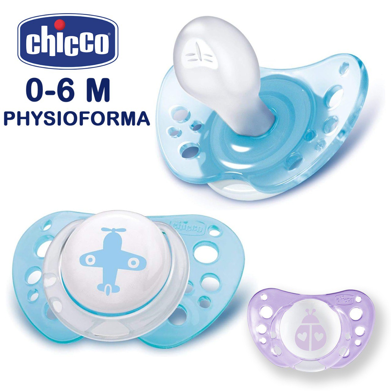Sucette PhysioForma pour bébé 0-6 mois – Chicco 🇮🇹