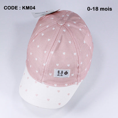 Casquette pour bébé fille