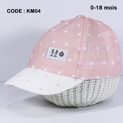 Casquette pour bébé fille