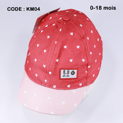 Casquette pour bébé fille