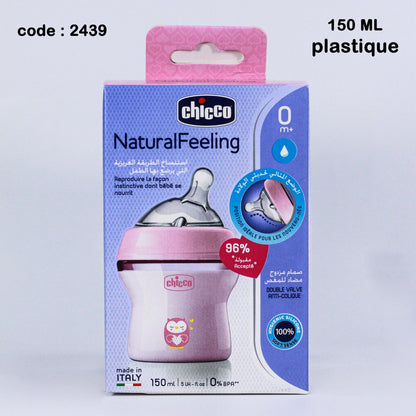 Chicco - Biberon en Plastique - NaturalFeeling