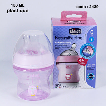 Chicco - Biberon en Plastique - NaturalFeeling