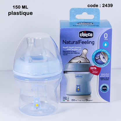Chicco - Biberon en Plastique - NaturalFeeling