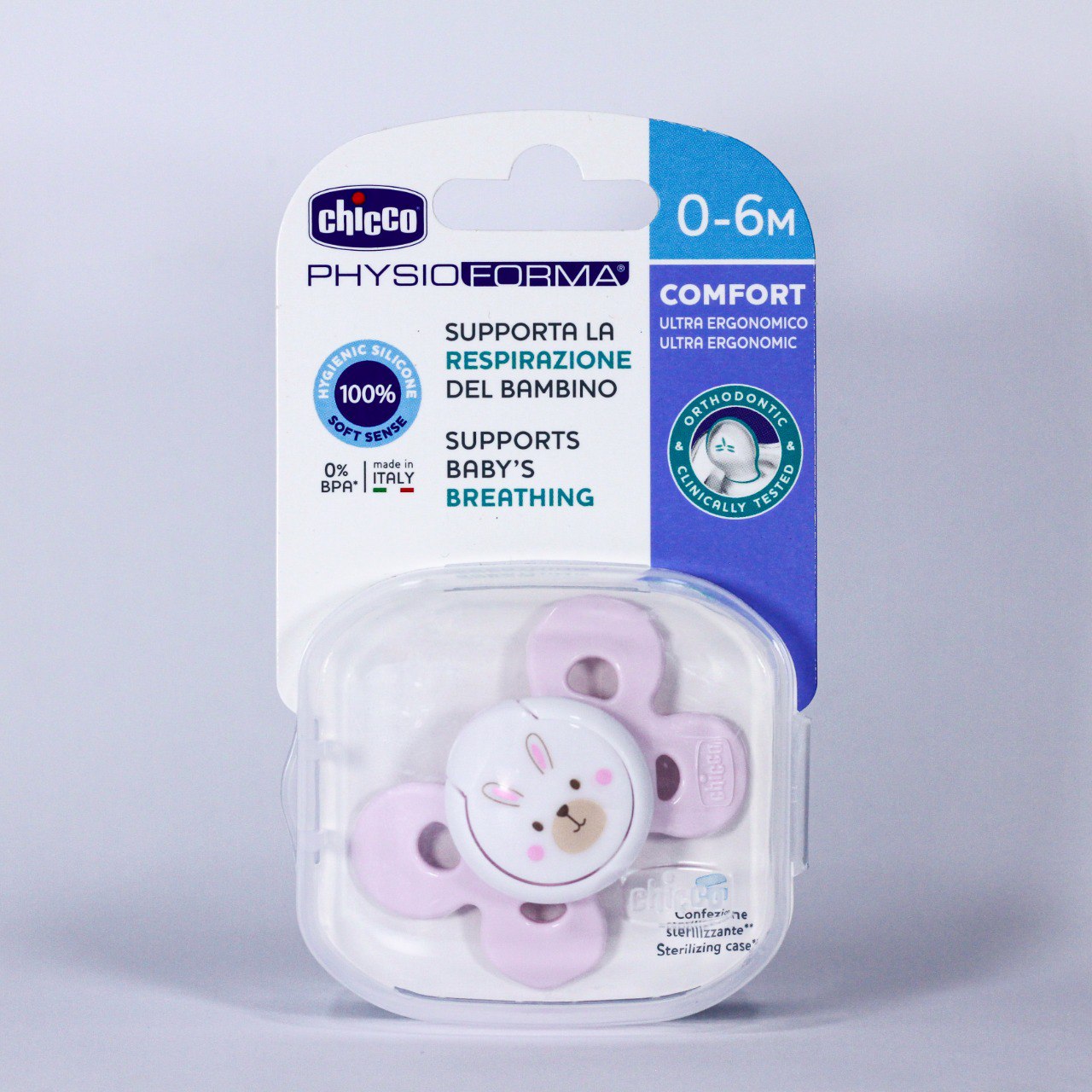 Sucette PhysioForma pour bébé 0-6 mois – Chicco 🇮🇹
