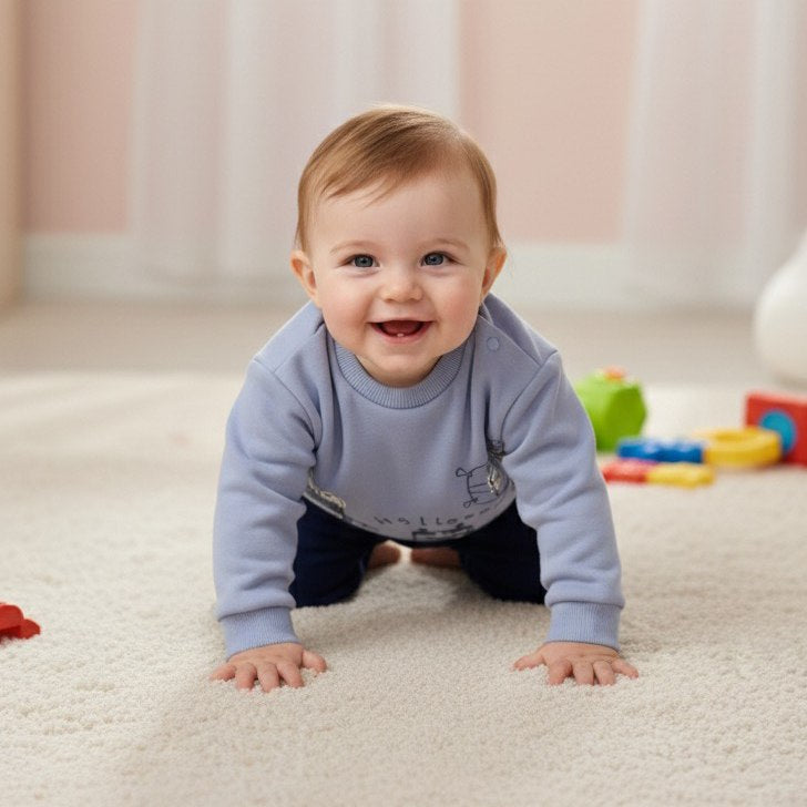 Ensemble jogging bébé motif robot - Iggy