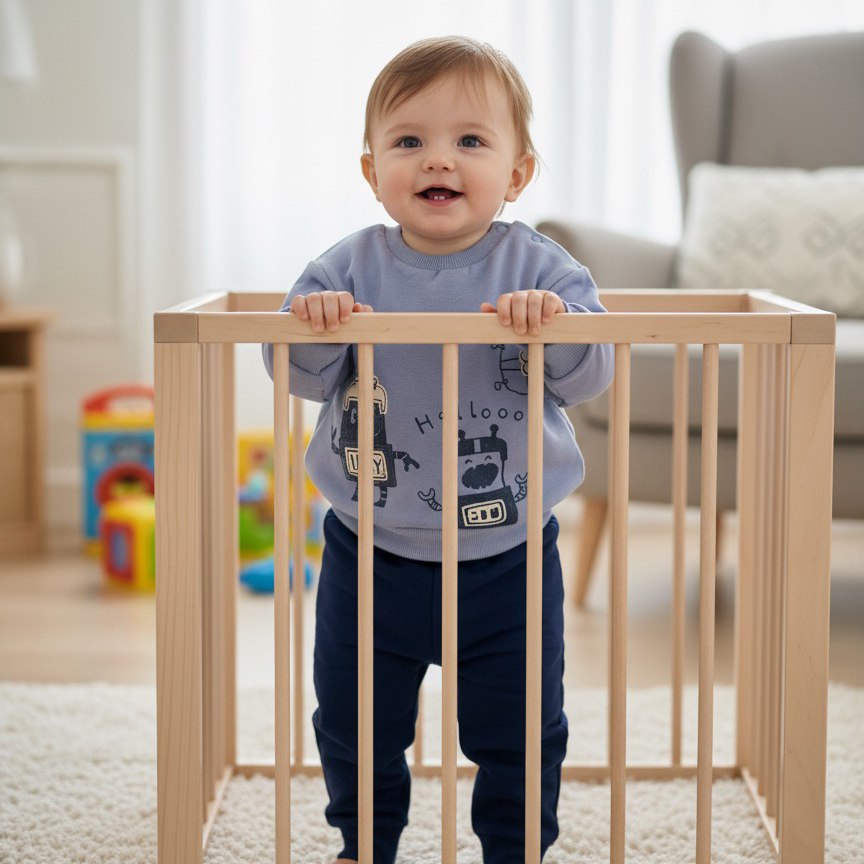 Ensemble jogging bébé motif robot - Iggy