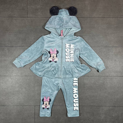 Disney – Ensemble 2 pièces en velours avec capuche "Minnie Mouse"