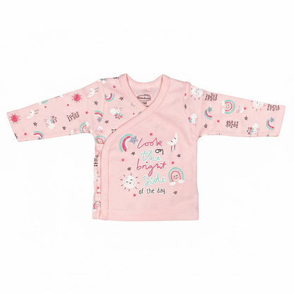 cache-cœur bébé en coton