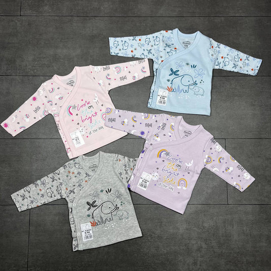 cache-cœur bébé en coton