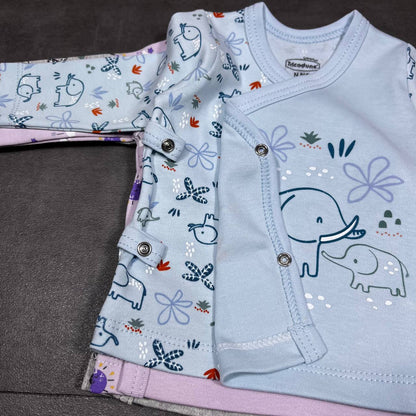 cache-cœur bébé en coton