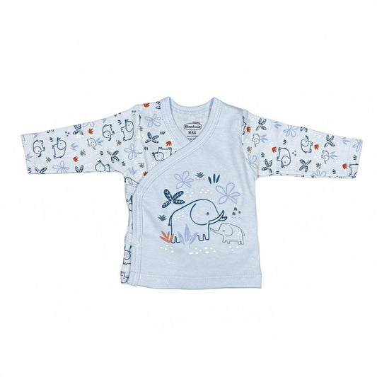 cache-cœur bébé en coton