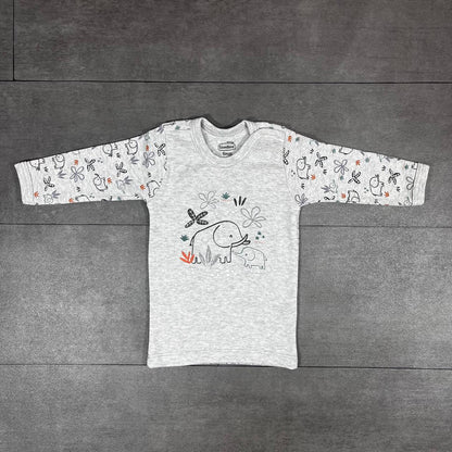 T-shirt Bébé Manches longues en coton