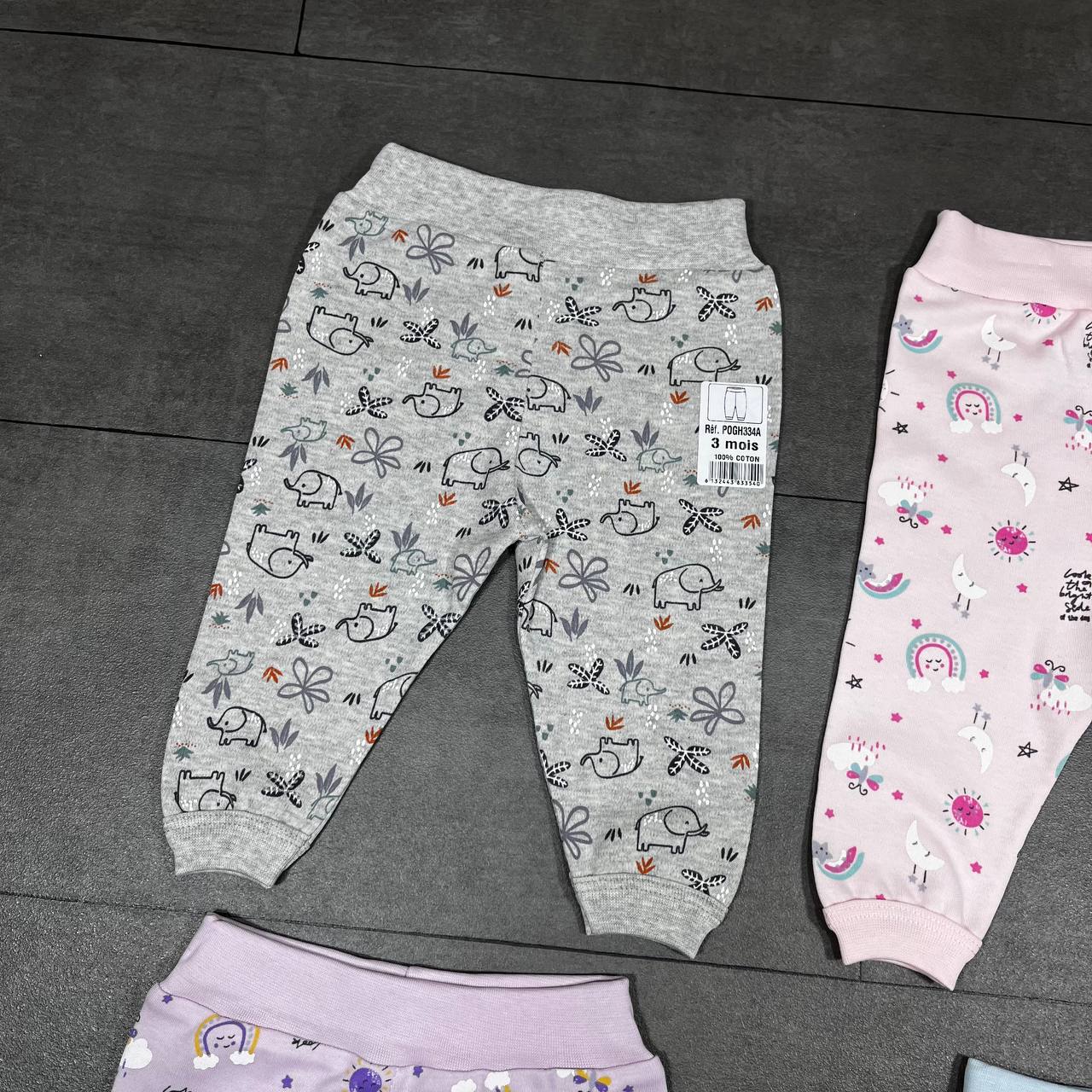 Pantalon bébé en coton doux