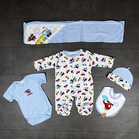 Ensemble 5 pièces en coton