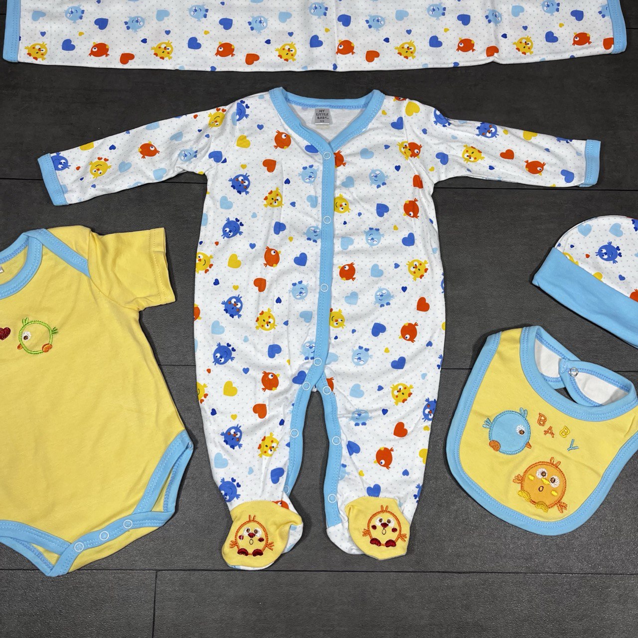 Ensemble 5 pièces en coton