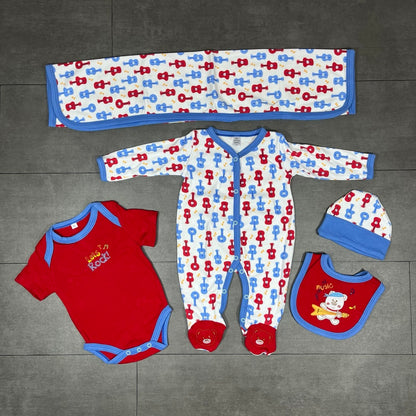 Ensemble 5 pièces en coton