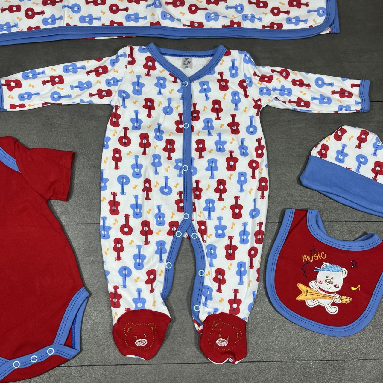 Ensemble 5 pièces en coton