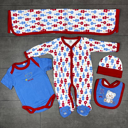 Ensemble 5 pièces en coton