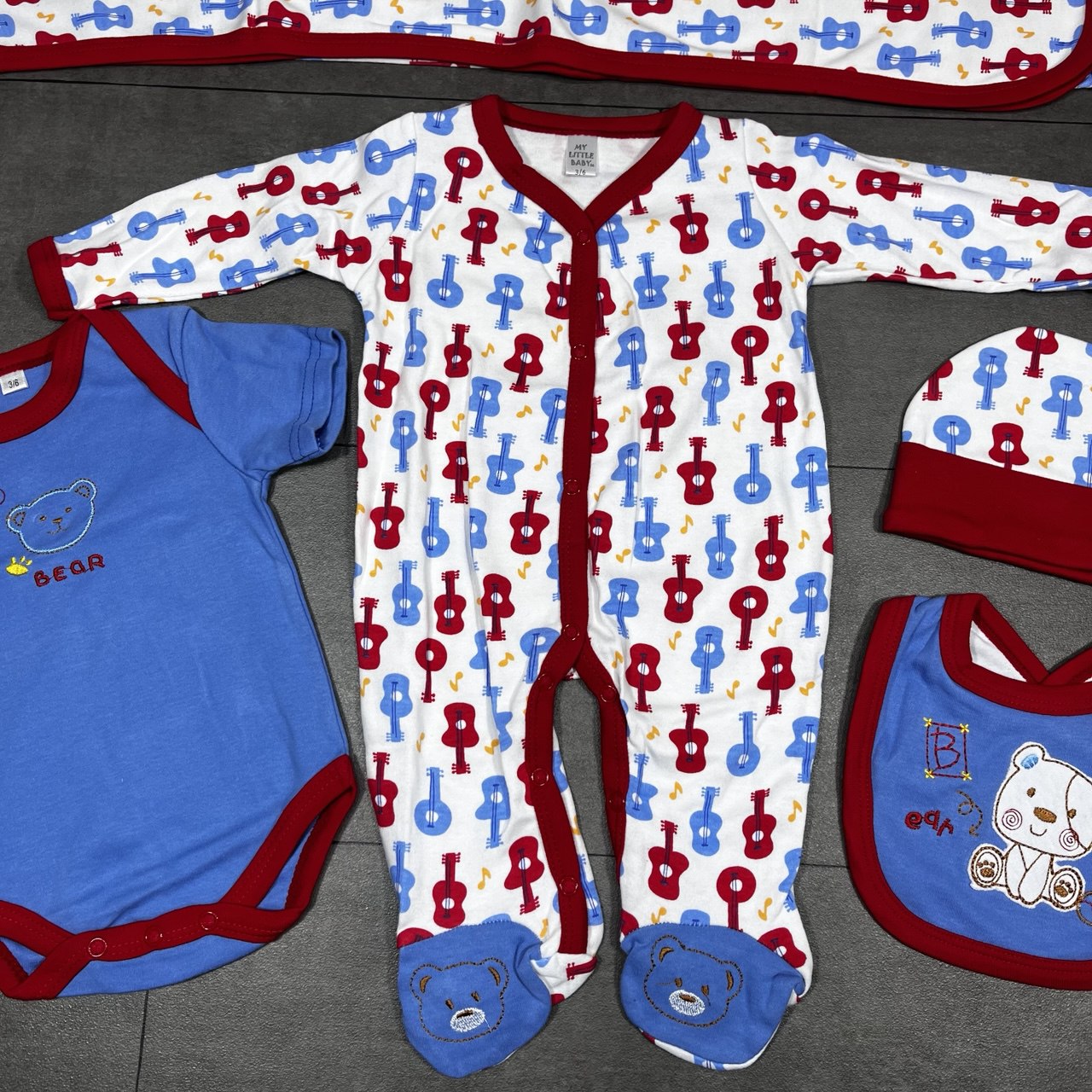 Ensemble 5 pièces en coton