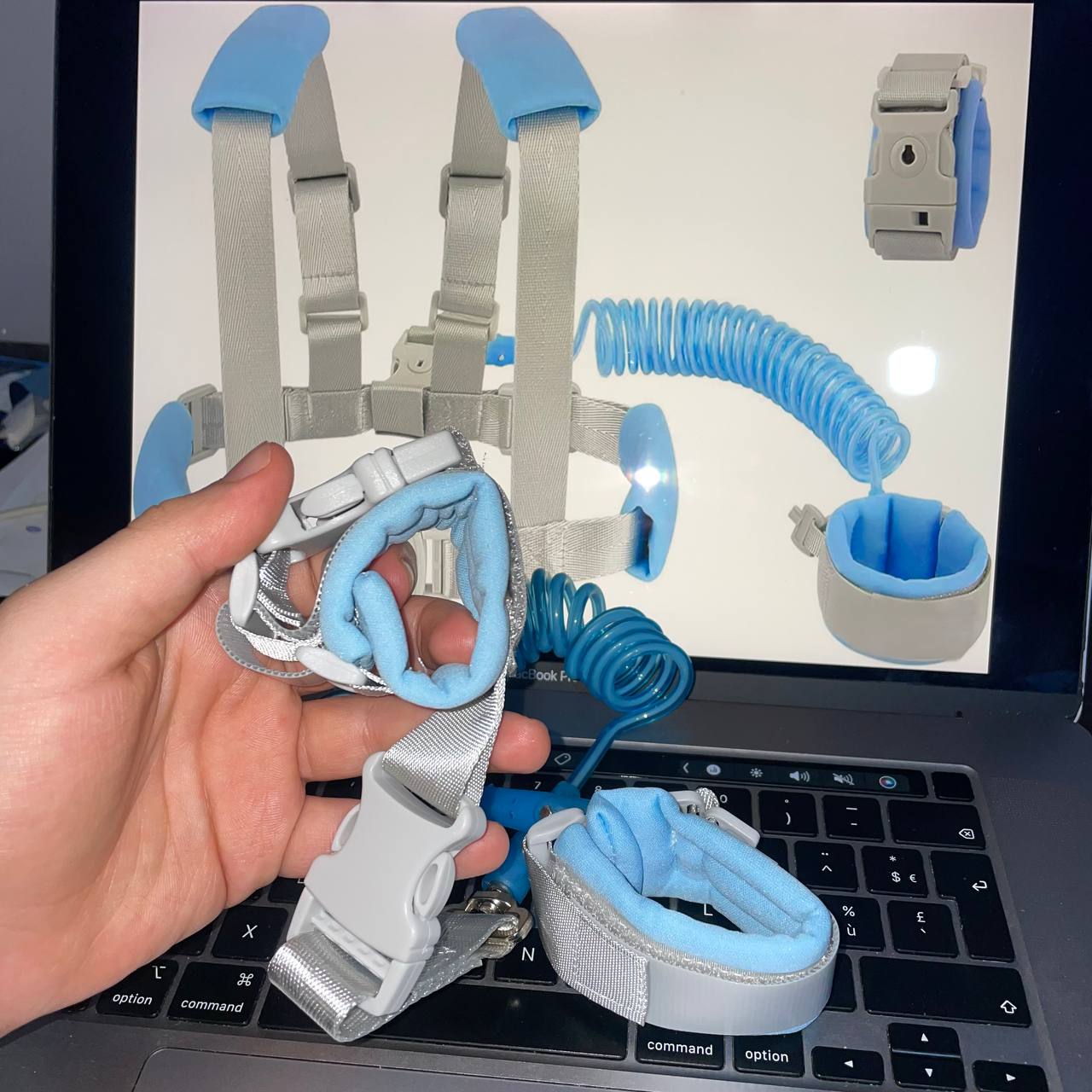 Sangle et Bracelet Anti-perte 2en1 avec clé pour Enfants