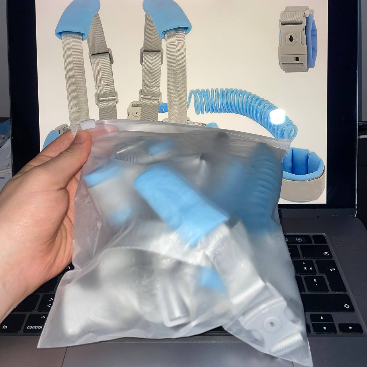 Sangle et Bracelet Anti-perte 2en1 avec clé pour Enfants