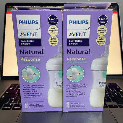 Philips Avent - Biberon en Plastique valve AirFree - Naturelle