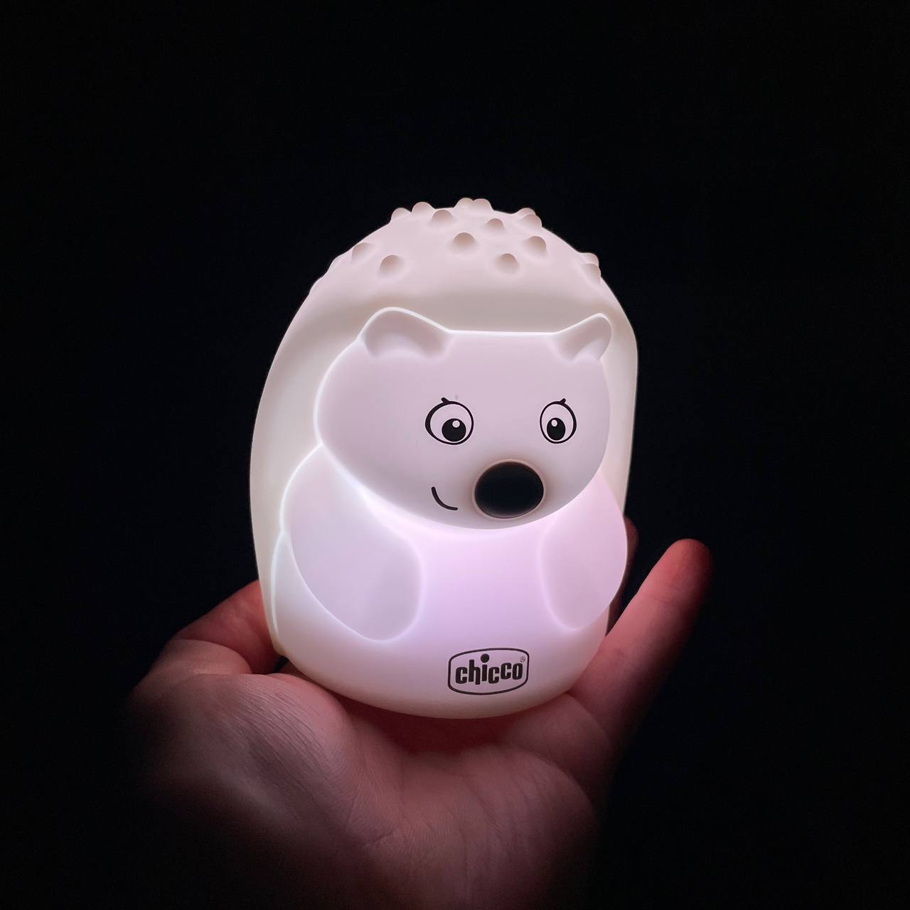Chicco – Veilleuse Sweet Lights rechargeable et portable – Motif hérisson