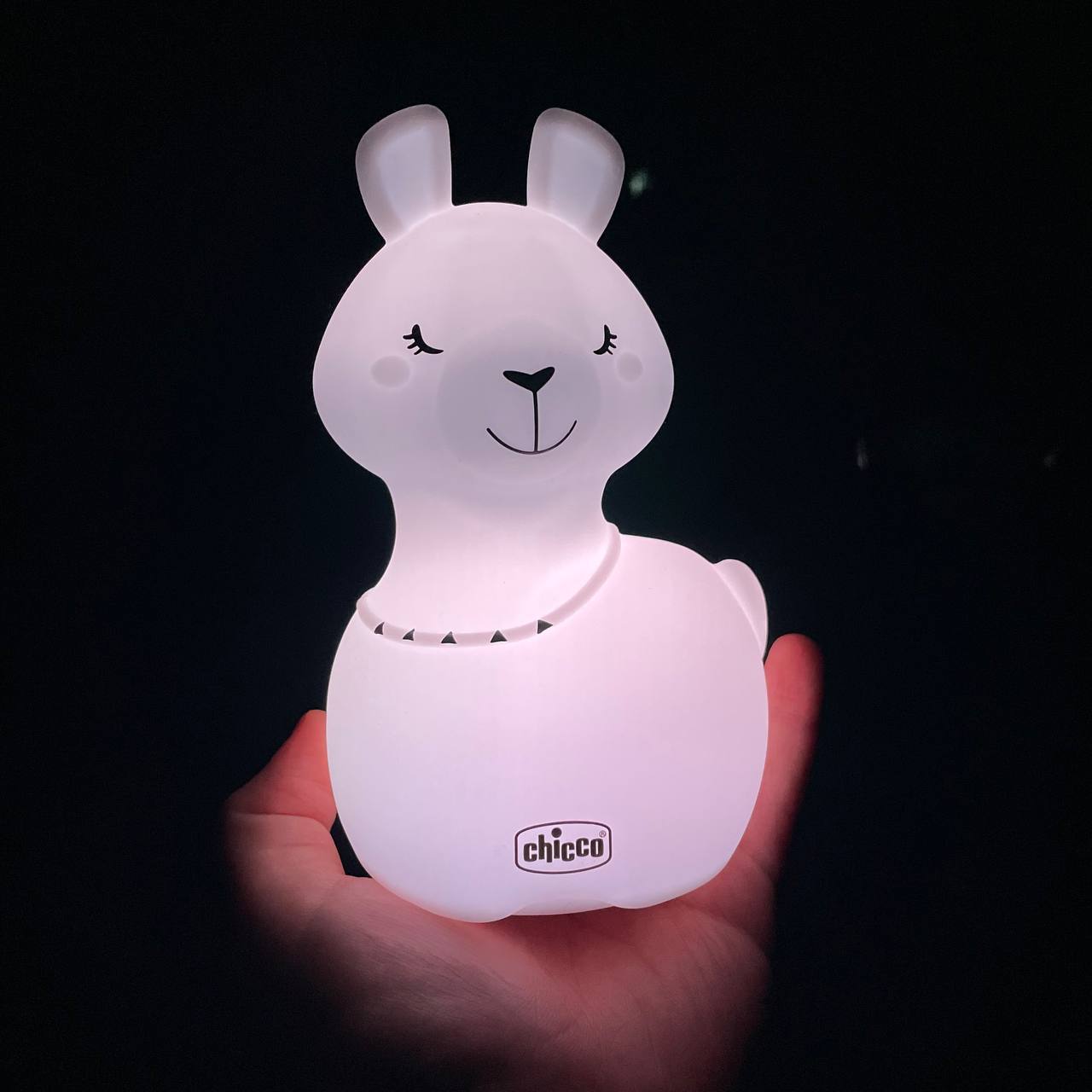 Chicco – Veilleuse Sweet Lights rechargeable et portable – Motif lama