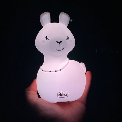 Chicco – Veilleuse Sweet Lights rechargeable et portable – Motif lama