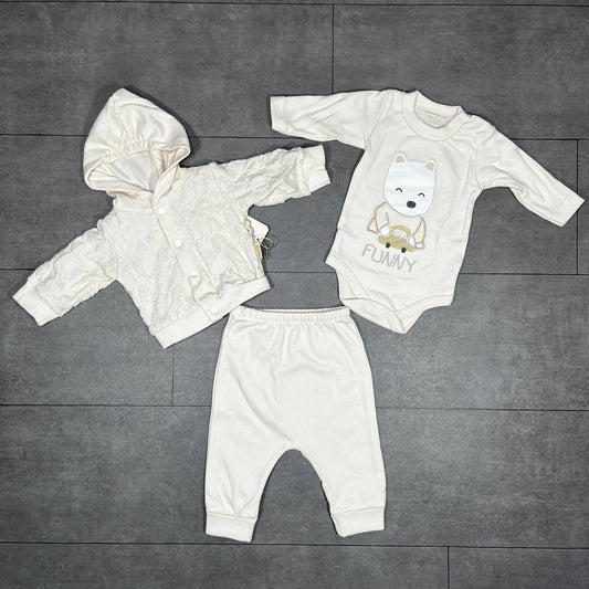 Ensemble bébé demi-saison 3 pièces