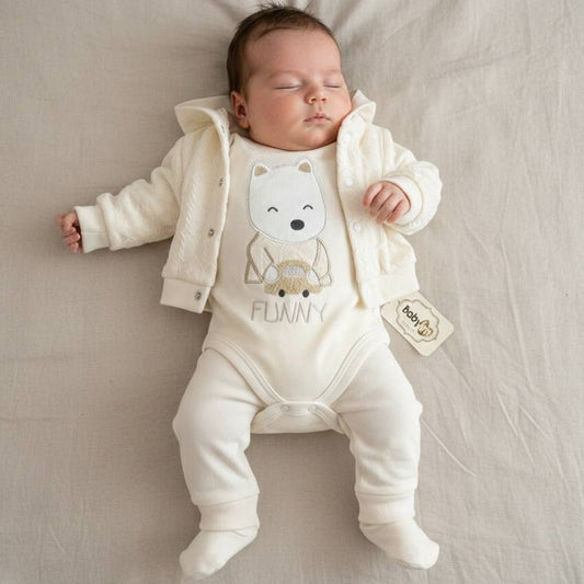 Ensemble bébé demi-saison 3 pièces