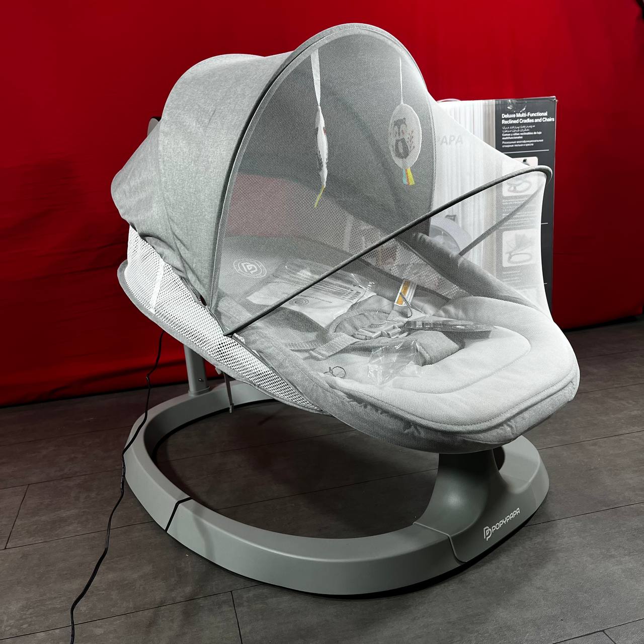 Popypapa – Balancelle électrique pour bébé avec Bluetooth