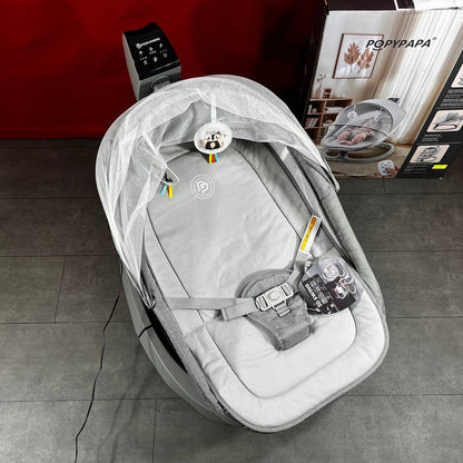 Popypapa – Balancelle électrique pour bébé avec Bluetooth
