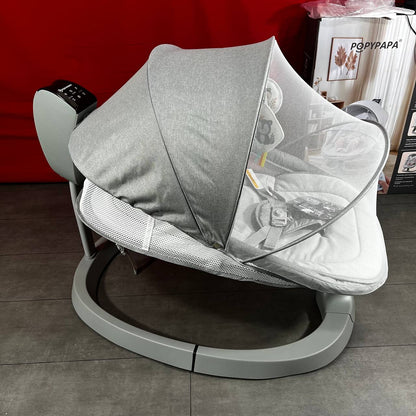 Popypapa – Balancelle électrique pour bébé avec Bluetooth