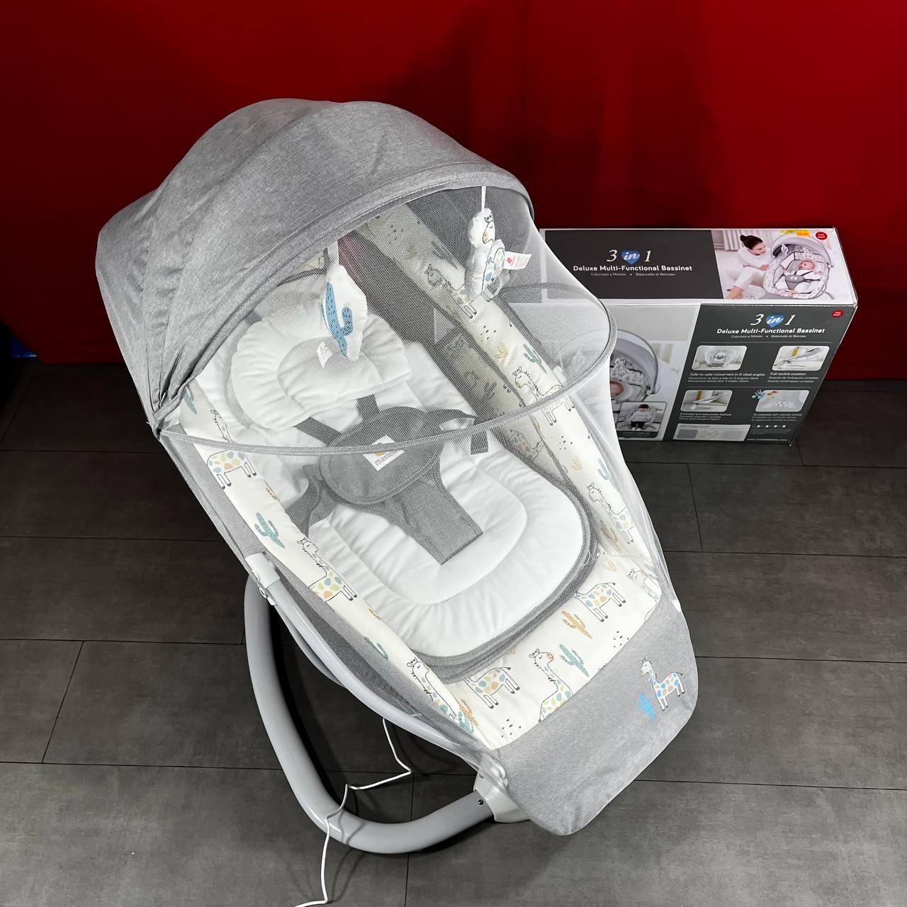 mastela - Balancelle électrique pour bébé avec Bluetooth
