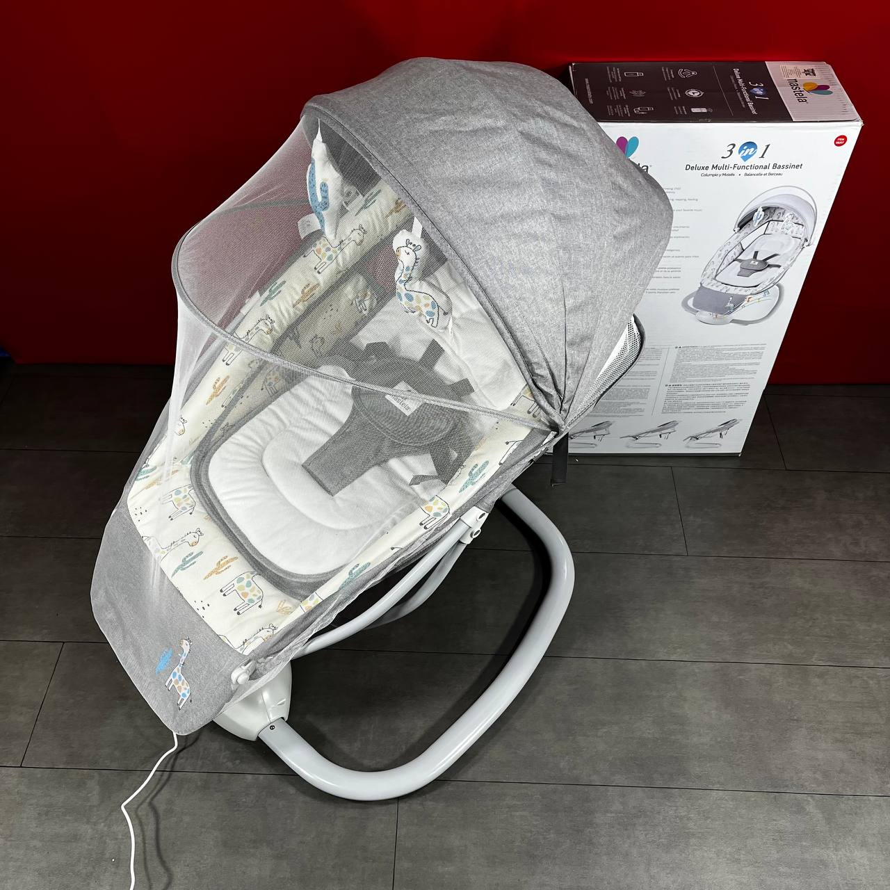 mastela - Balancelle électrique pour bébé avec Bluetooth