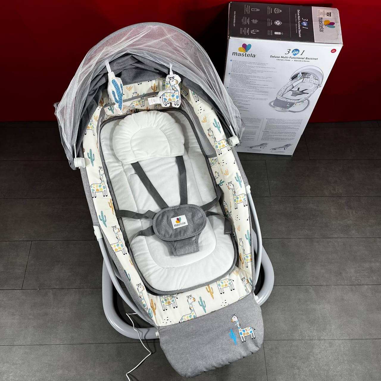 mastela - Balancelle électrique pour bébé avec Bluetooth
