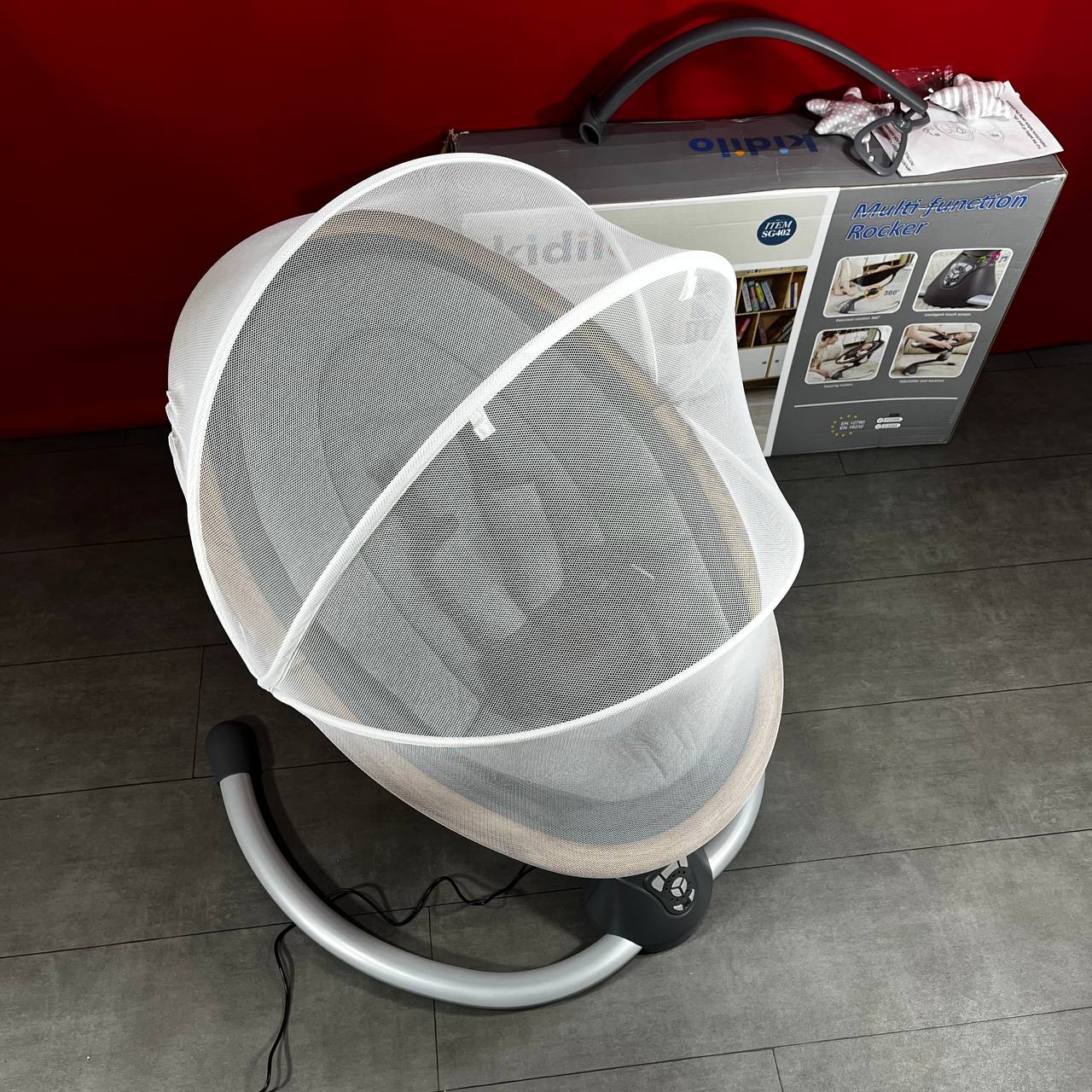 Kidilo - Balancelle électrique pour bébé avec Bluetooth
