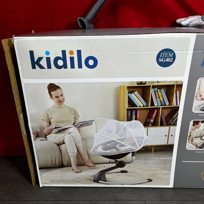 Kidilo - Balancelle électrique pour bébé avec Bluetooth