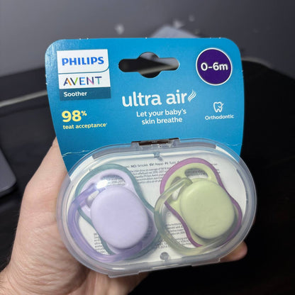 Philips Avent - Sucette 2 pieces - Ultra Air SCF085/28