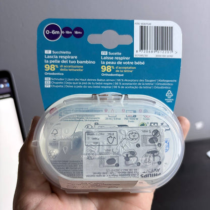 Philips Avent - Sucette 2 pieces - Ultra Air SCF085/30