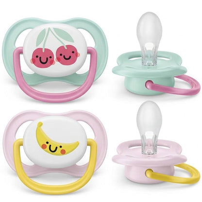 Philips Avent - Sucette 2 pieces - Ultra Air Happy SCF080/09