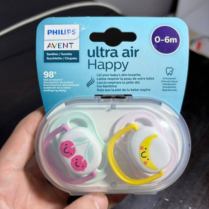 Philips Avent - Sucette 2 pieces - Ultra Air Happy SCF080/09