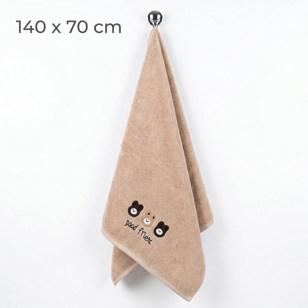Serviette de Bain Douce pour Bébé 140x70cm