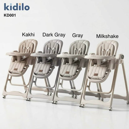 Kidilo – Chaise haute 2en1 avec fonction balançoire électrique et télécommande – Modèle KD001