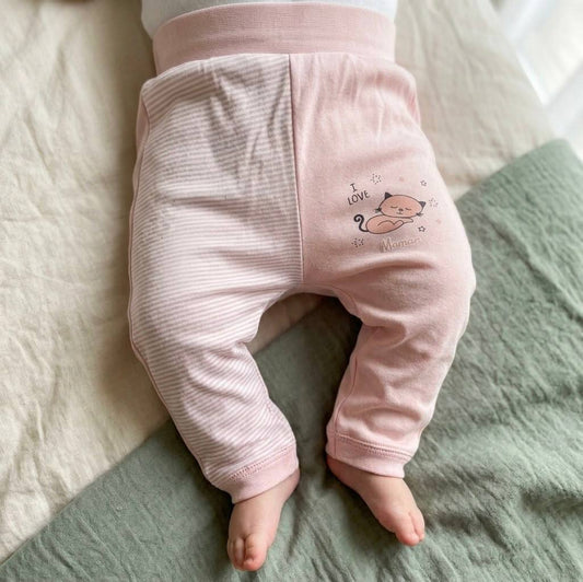 Pantalon bébé en coton doux