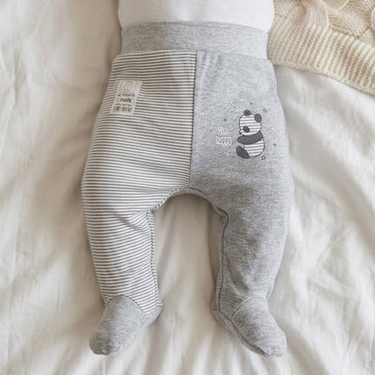 Pantalon bébé en coton doux ( pieds fermés )