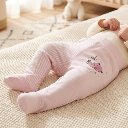 Pantalon bébé en coton doux ( pieds fermés )