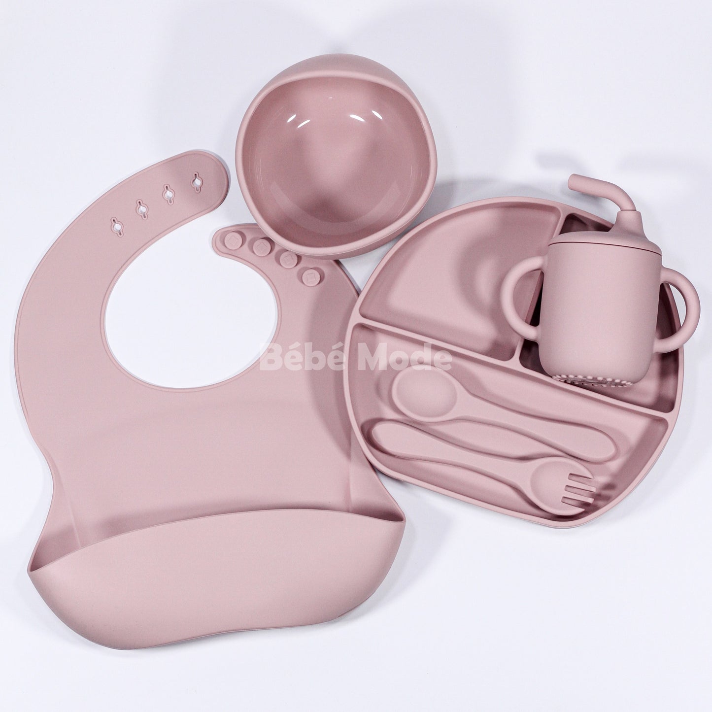 Ensemble de Vaisselle en Silicone 6 pcs pour Bébè